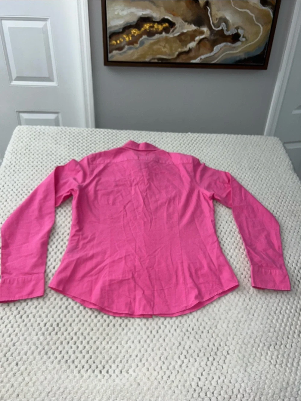 Ralph Lauren Pink Long-Sleeve Button-Up Shirt for women